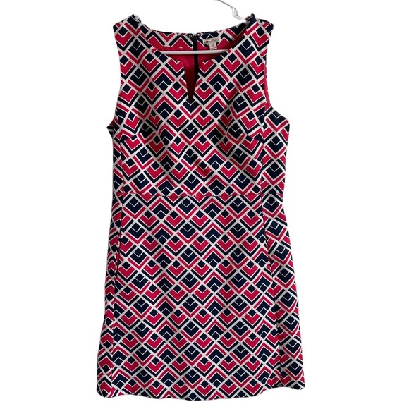GAP‎ Designed & Crafted Women's Size 8 Geometric Sleeveless Lined Dress - Picture 1 of 7